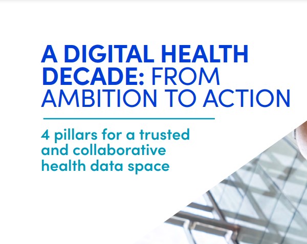 DIGITALEUROPE: Desetletje digitalnega zdravja - od ambicij do dejanj